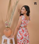 Orange Floral Coord Set (2)