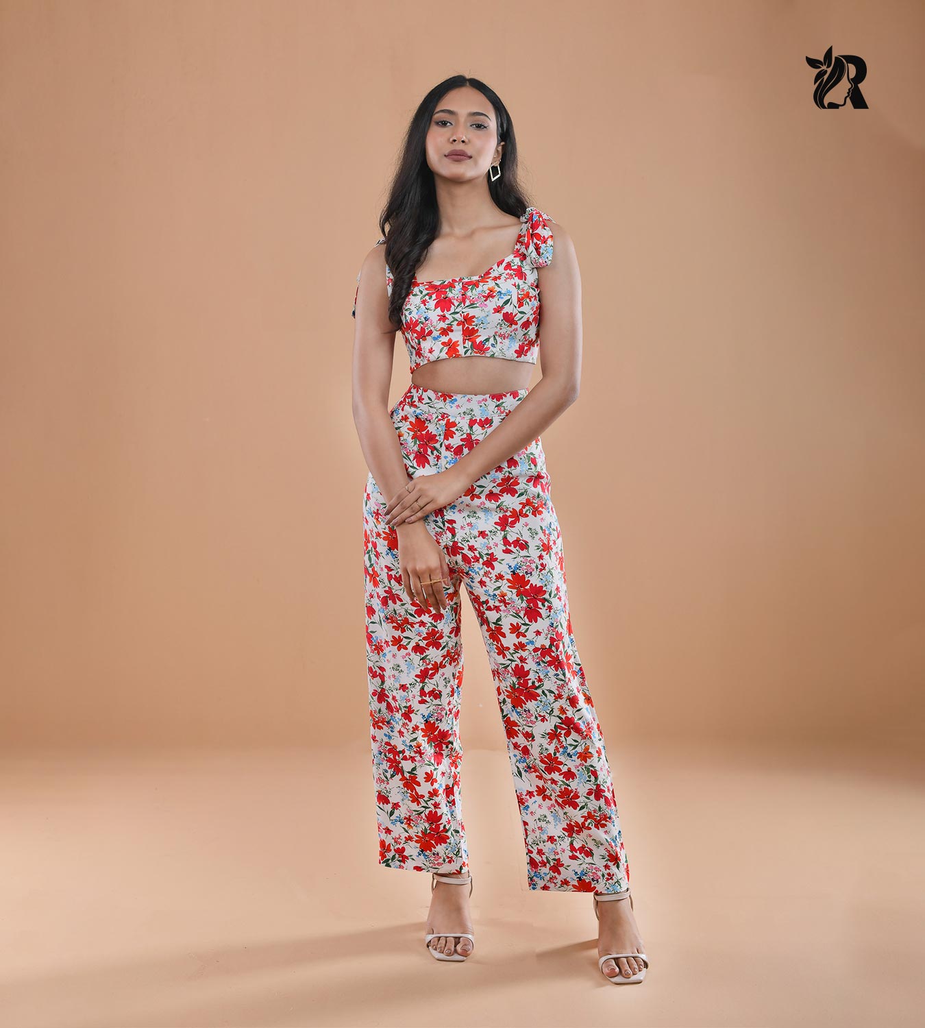 Orange Floral Coord Set (2)