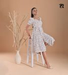 Romantic Floral Print Midi Dress (3)