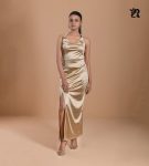 Zaya Gold Slip Gown