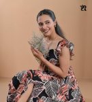 Floral Print Elegant Summer Glam Set (3)