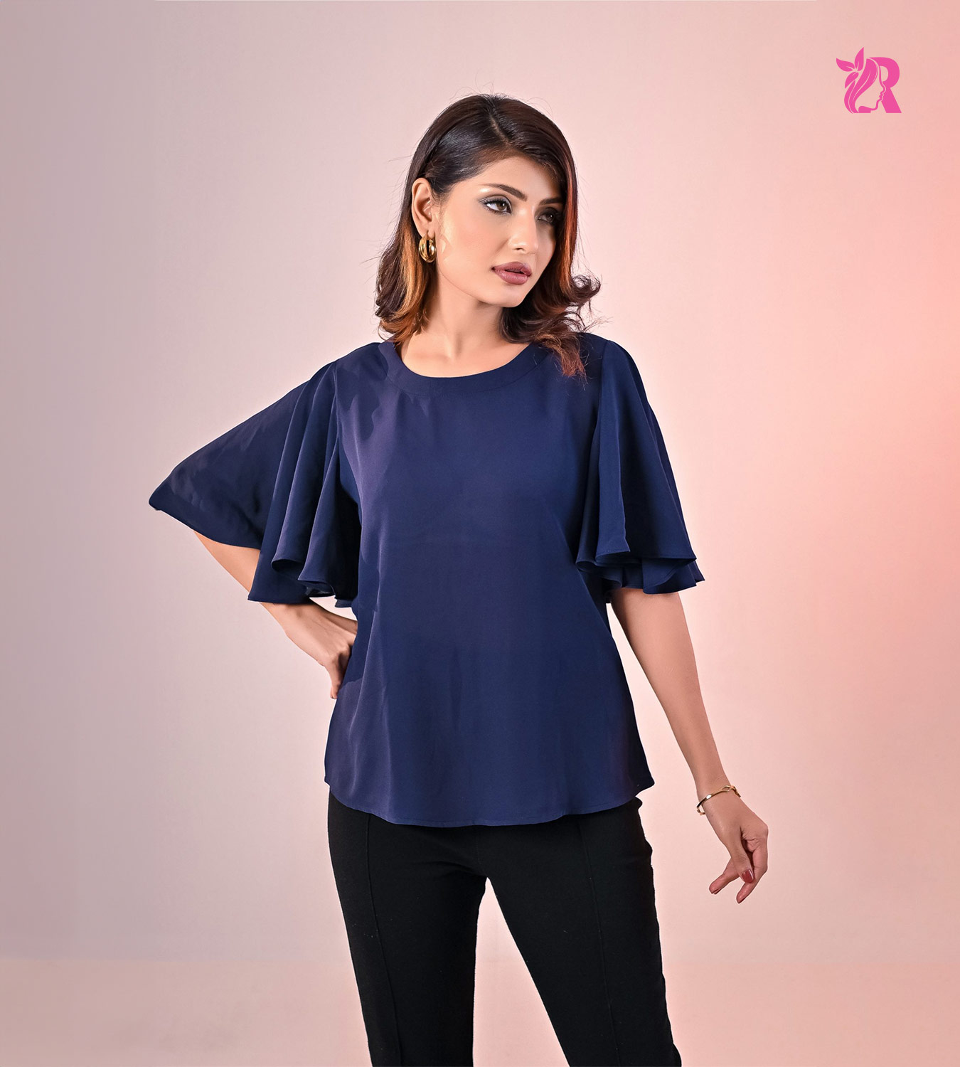 Casual Circular Flutter Short Sleeve (2)