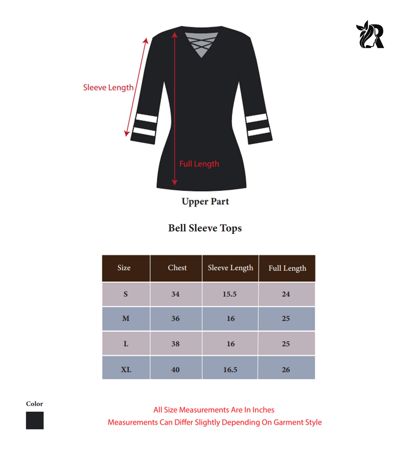 Casual Tops Bell Sleeves (1)