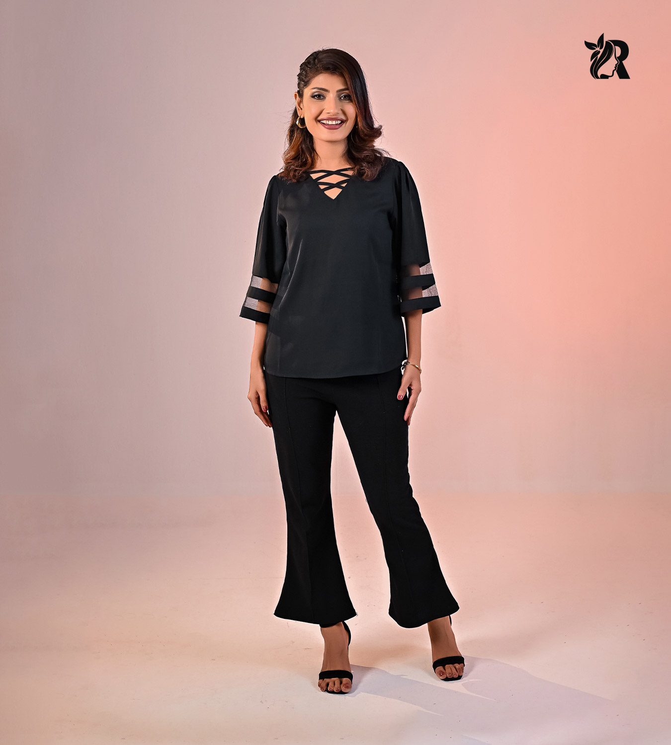 Casual Tops Bell Sleeves (2)