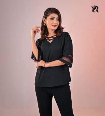 Casual Tops Bell Sleeves