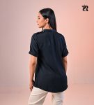 Unique Button Casual Short Sleeve Shirt (3)