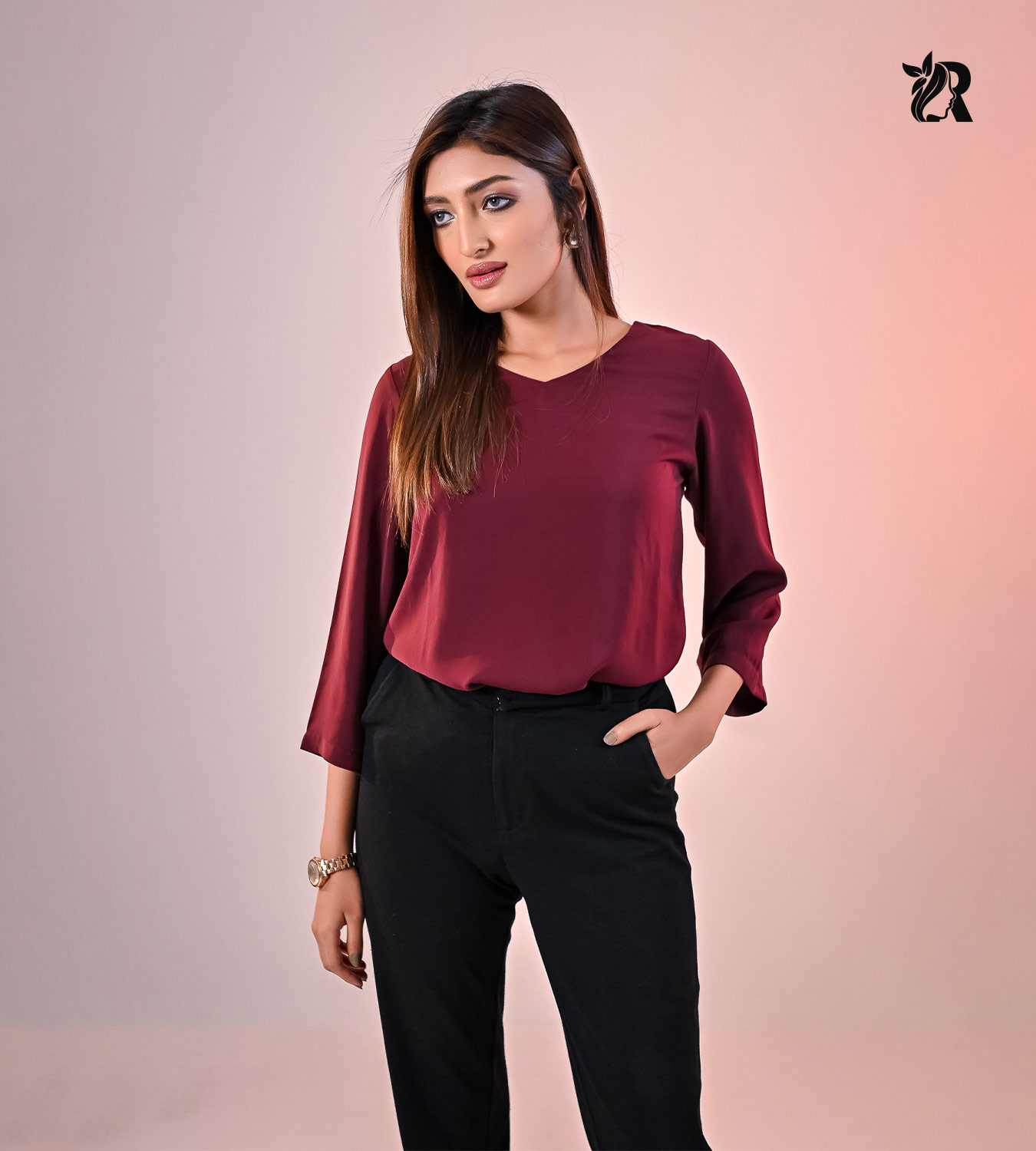 V-Neck Basic Casual Wear (3)