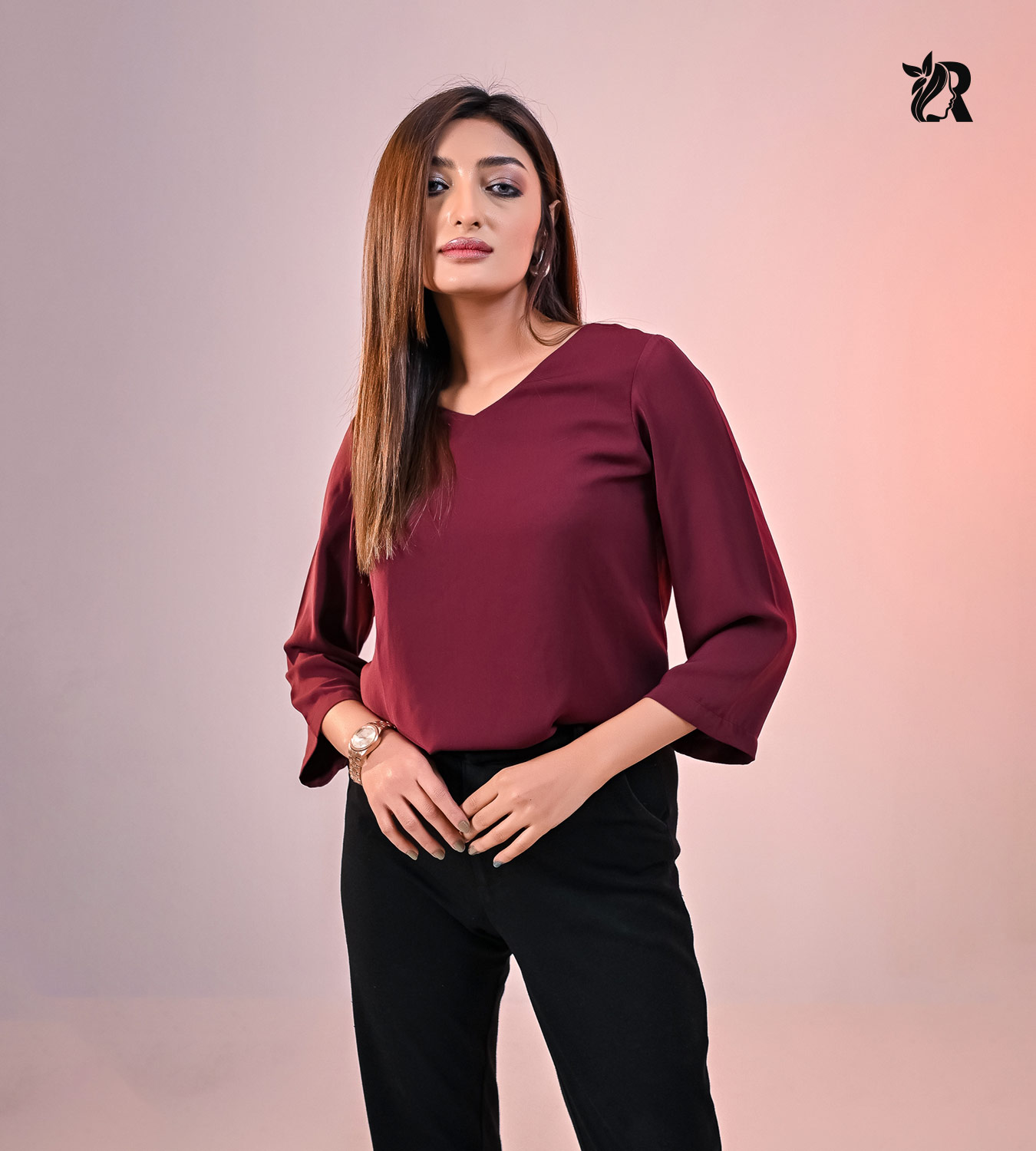 V-Neck Basic Casual Wear (4)