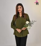 Elegant Balloon Sleeve Office Wear Shirts (5)