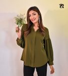 Elegant Balloon Sleeve Office Wear Shirts (5)