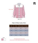Pink & White Gathered with Long Sleeve Tops (5)