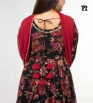 Floral Printed Anarkali Three Pieces (1)